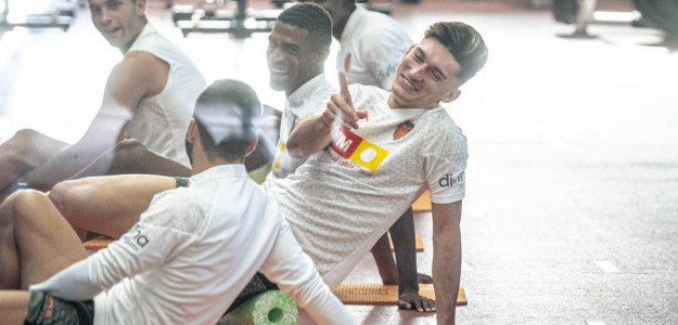 Entrenamiento del Valencia