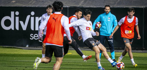 Entrenamiento del Valencia