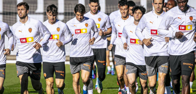 Entrenamiento del Valencia