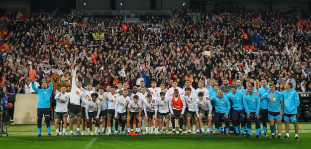 Entrenamiento en Mestalla