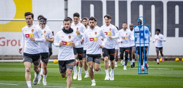 Entrenamiento del Valencia