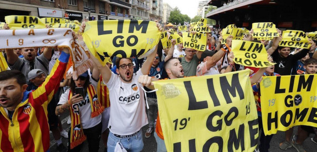 Protestas en Mestalla