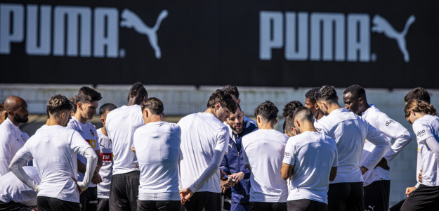 Entrenamiento del Valencia