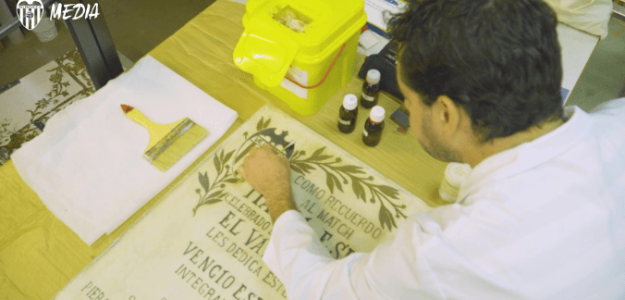 Historia de la placa conmemorativa del España-Italia de 1925 en Mestalla