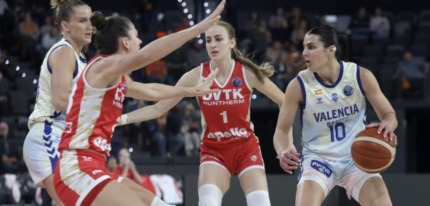Valencia Basket brilla en la pintura y cierra con triunfo la primera fase de la EuroLeague Women