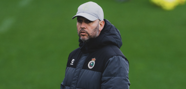 José Alberto López en un entrenamiento