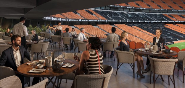 Avances significativos en la construcción del Nou Mestalla: pilares, torres y cubierta