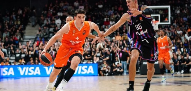 Valencia Basket cae ante París tras desaprovechar una ventaja de 15 puntos