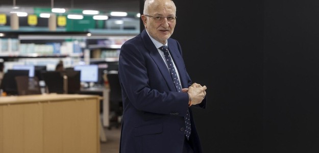 Juan Roig durante presentación resultados Mercadona en Paterna Valencia