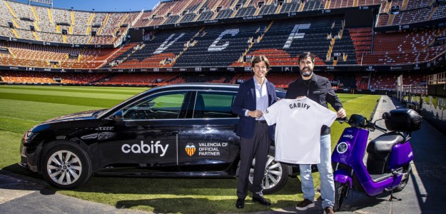Cabify nuevo patrocinador oficial Valencia CF acuerdo comercial