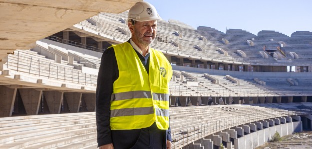 Rafael Louzán durante el evento VIP del Valencia CF en el Experience Center
