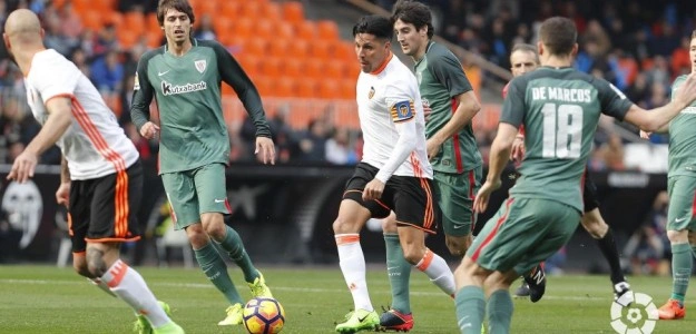 Carlos Corberán durante rueda prensa Valencia CF tras empate Rayo