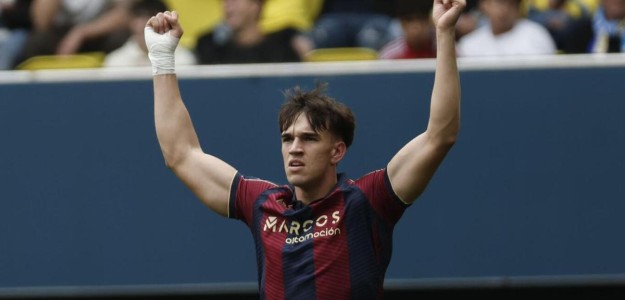 Orriols durante un partido del Levante UD en Primera División