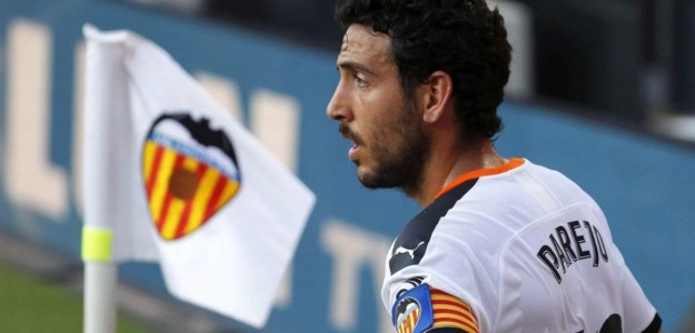 Dani Parejo durante un entrenamiento con el Villarreal antes de finalizar contrato