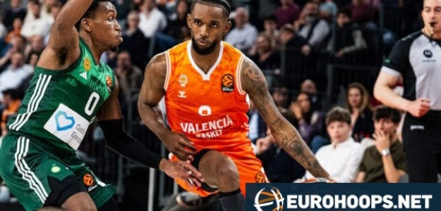 Jean Montero celebra el premio MVP Playoffs Euroliga