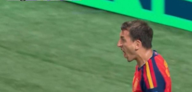 Mikel Oyarzabal celebra gol con España ante Arabia Saudí Mundial 2026 Atlanta