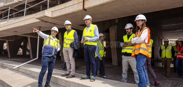 Obras del Nou Mestalla estadio Valencia CF inspección Generalitat
