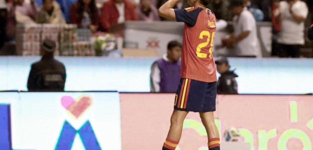 Oyarzabal y Ferran Torres durante entrenamiento selección española Puebla