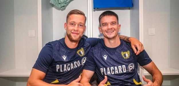 Justin de Haas durante un partido con el FC Famalicão antes de fichar por el Valencia CF
