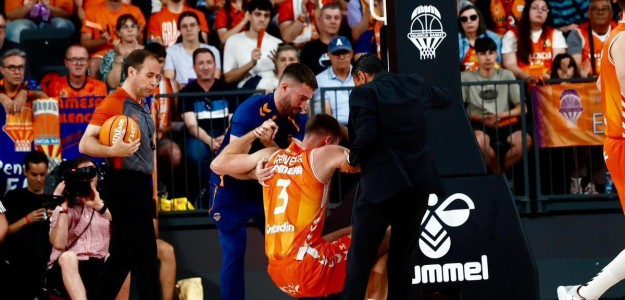 Nate Reuvers lesionado tobillo semifinales Valencia Basket Joventut