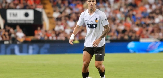 Lucas Núñez, extremo del Valencia CF cedido al Eibar en Segunda División