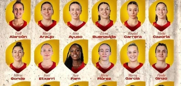 Jugadoras del Valencia Basket concentración selección española Berlín