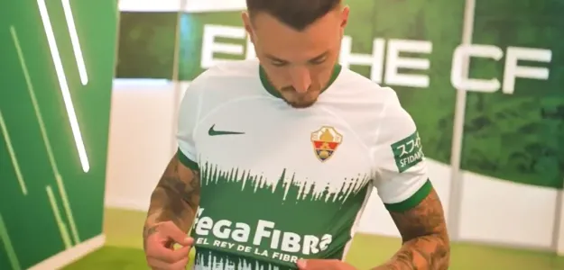 Nueva equipación Elche CF 2026/27 franja patrocinador negociación