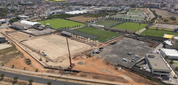 Obras de ampliación de la Ciudad Deportiva del Villarreal CF con nuevo campo