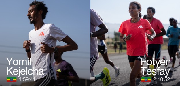 Cartel élite Maratón Valencia 2026 Kejelcha Tesfay corredores