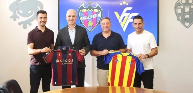 Firma del convenio entre Levante y FFCV para formación de entrenadores