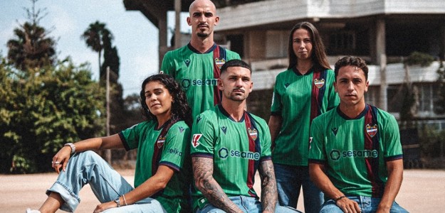 Levante UD presenta tercera equipación verde inspirada 1978 Macron