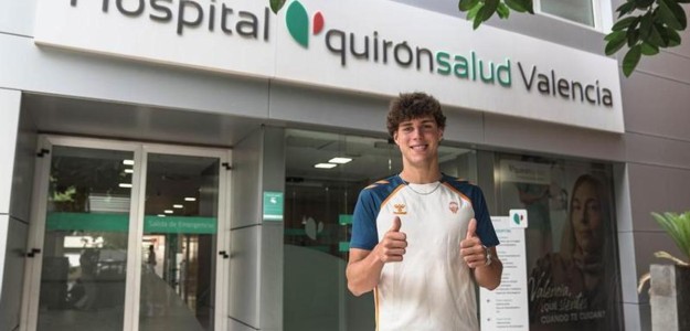Mario Saint-Supéry en el centro médico Quirónsalud Valencia Basket