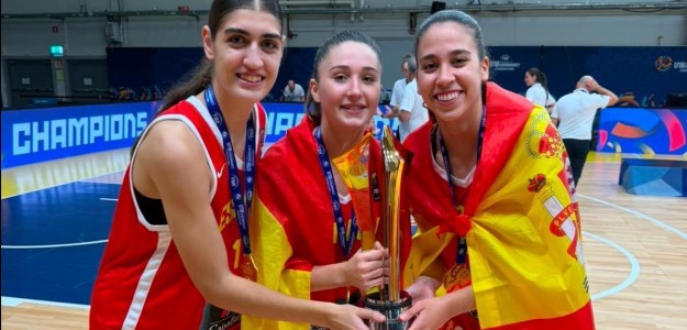 Gabriela Lerma y Sarai Tejeira celebran oro europeo sub'18 con España