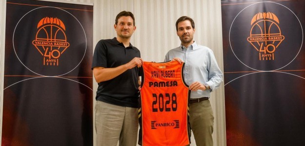Xavi Albert, nuevo entrenador Valencia Basket, en su presentación oficial