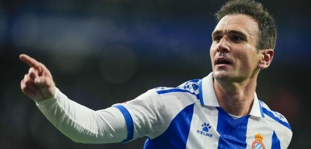 Kike García delantero RCD Espanyol lesionado bíceps femoral