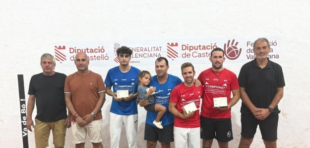 Pilotaris compiten en final del Campionat Autonòmic de Frare Beniparrell