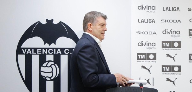 Ron Gourlay, CEO Valencia CF, en rueda de prensa declaraciones