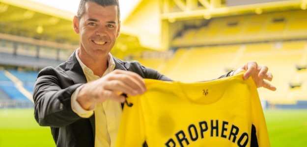 Juan Antón de Salas y Jaime Gil presentan acuerdo patrocinio Villarreal PropHero
