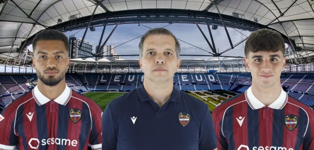Nacho Pérez y Jeremy Toljan compiten en el lateral derecho del Levante UD