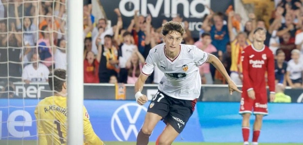 Javier Aguirre en entrenamiento Valencia CF con canteranos