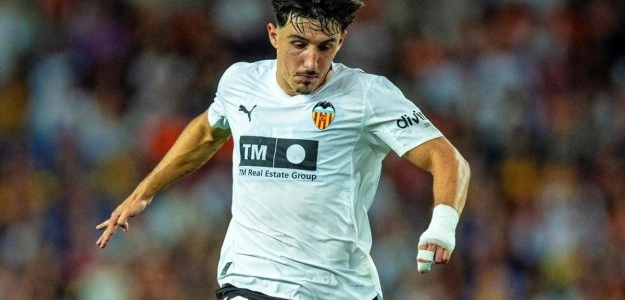 Diego López durante un partido con la camiseta del Valencia CF