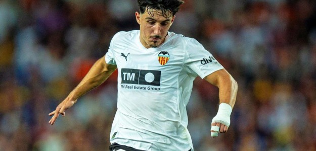 Diego López durante un partido con la camiseta del Valencia CF