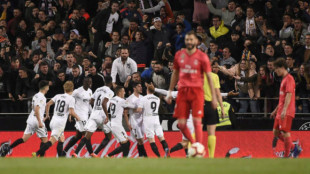El Valencia celebra un gol 