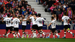 El Valencia celebrando un gol