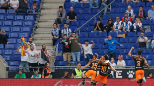 El Valencia celebrando un gol 