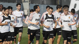 El Valencia entrenando
