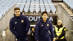 Ferran Torres y Kang In Lee