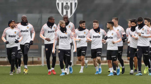 El Valencia entrenando