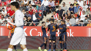 El Valencia celebrando un gol