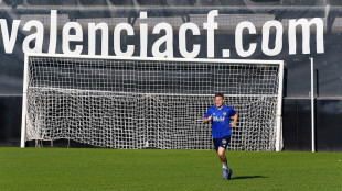 El Valencia entrenando